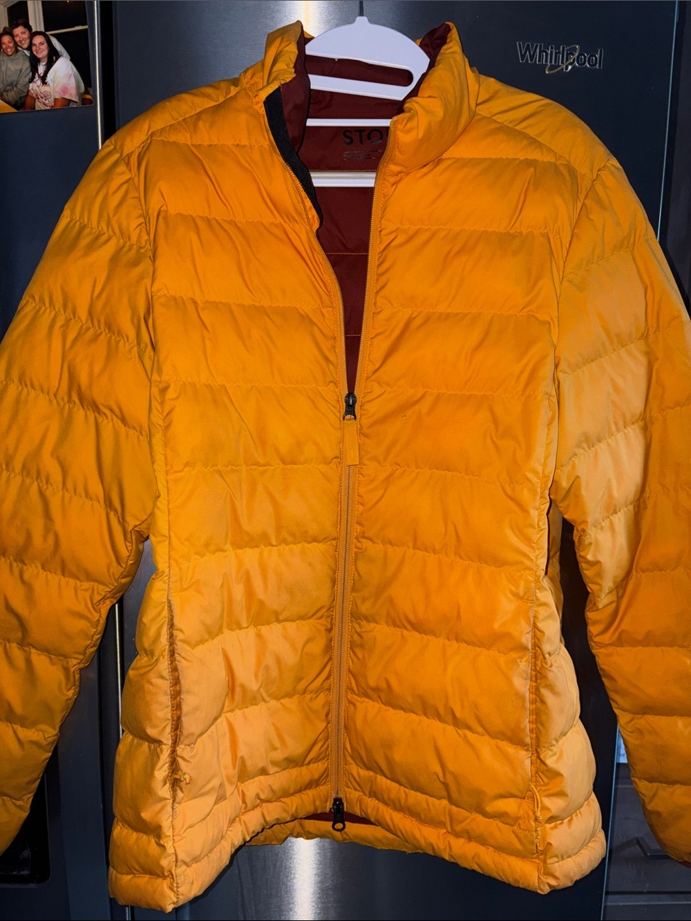 Insulated Women's Puffer Jacket - Yellow